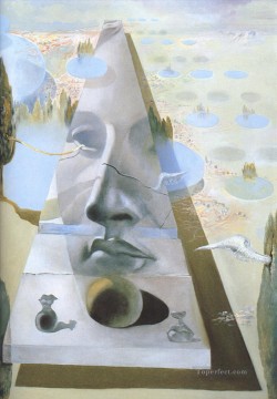 抽象的かつ装飾的 Painting - 風景シュルレアリスムにおけるクニドスのアフロディーテの姿の出現